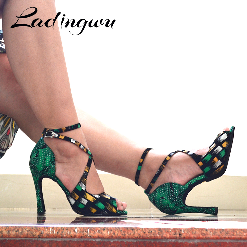 Women'S Shoes Z - Ladingwu-ダンスシューズ,特殊素材のラテンダンスシューズ,サルサ,パフォーマンス,プロのボールシューズ,ニキビ
