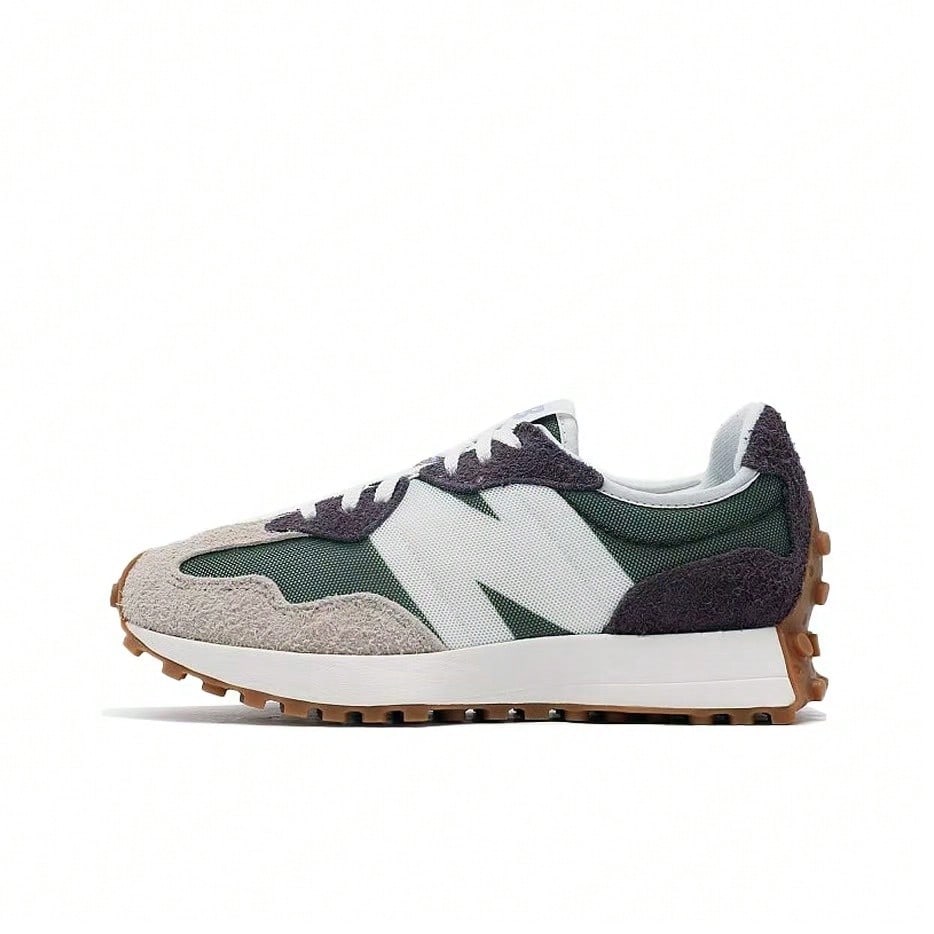 Women Shoes Nb - NB 327 レトロデザイン、快適、耐久性、通気性、滑り止め、ローカット、カジュアル、通勤・通学・ランニングシューズ、女性用、グレー/ブラック WS327COB