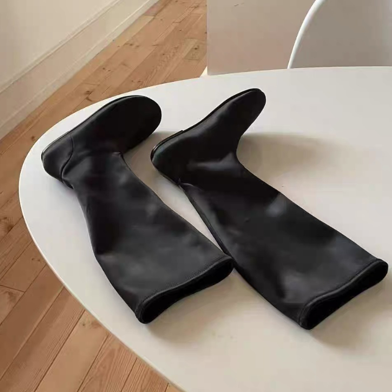 Women'S Shoes Chelsea - 2025年新作 レディース ハイブーツ フラット レザーシューズ ファッション