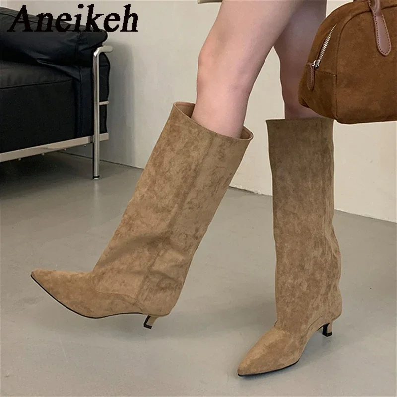 Women'S Shoes Chelsea - アネイケ 秋冬 ポインテッドトゥ ニーハイブーツ レディース 2026年トレンド