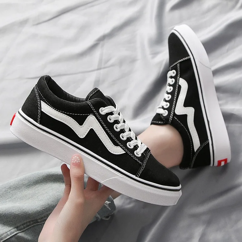 Women Shoes Vans - 若者向けのキャンバスウォーキングシューズ,学生向けのカジュアルなランニングスニーカー,アウトドアスポーツ,テニス,春と秋