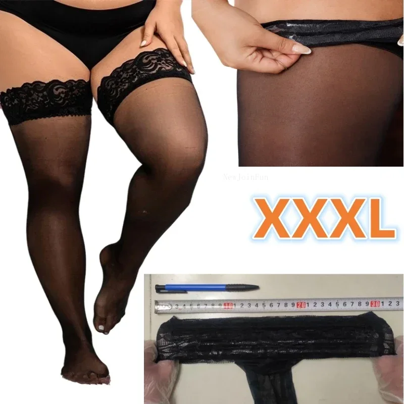 NEWJOINFUN セクシーな太もも丈ロング超薄レーストッ - Women Shoes Xxl のレビューと価格