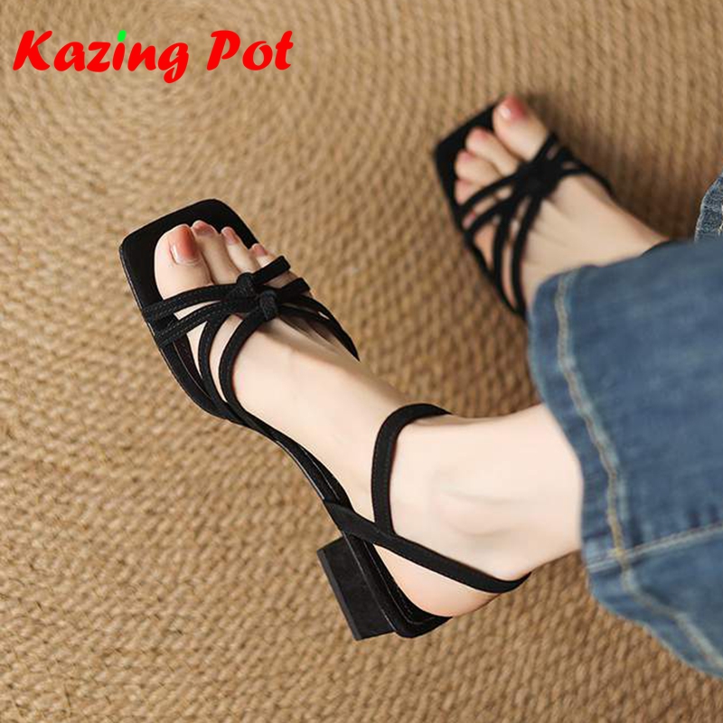Krazing Pot 新しい羊皮ピープトウファッション夏英 - Women'S Shoes Back To School のレビューと価格