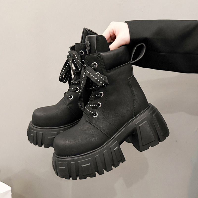 ハイヒール レディース アンクルブーツ レースアップ プラッ - Women'S Shoes Chelsea のレビューと価格