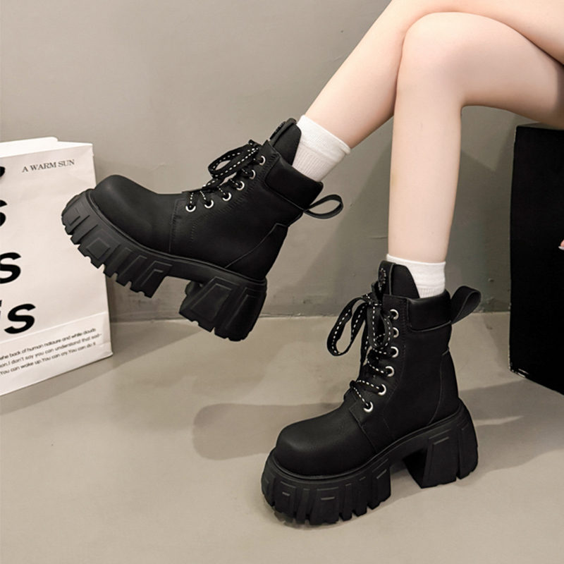 ハイヒール レディース アンクルブーツ レースアップ プラッ - Women'S Shoes Chelsea のレビューと価格