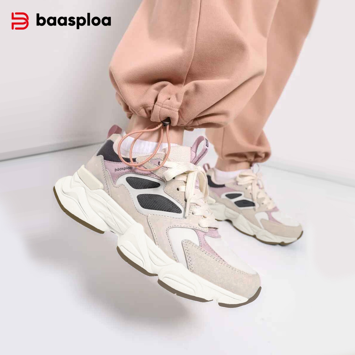 Baasploa 女性カジュアルシューズコンフォートレザーウ - Women Shoes Nb のレビューと価格