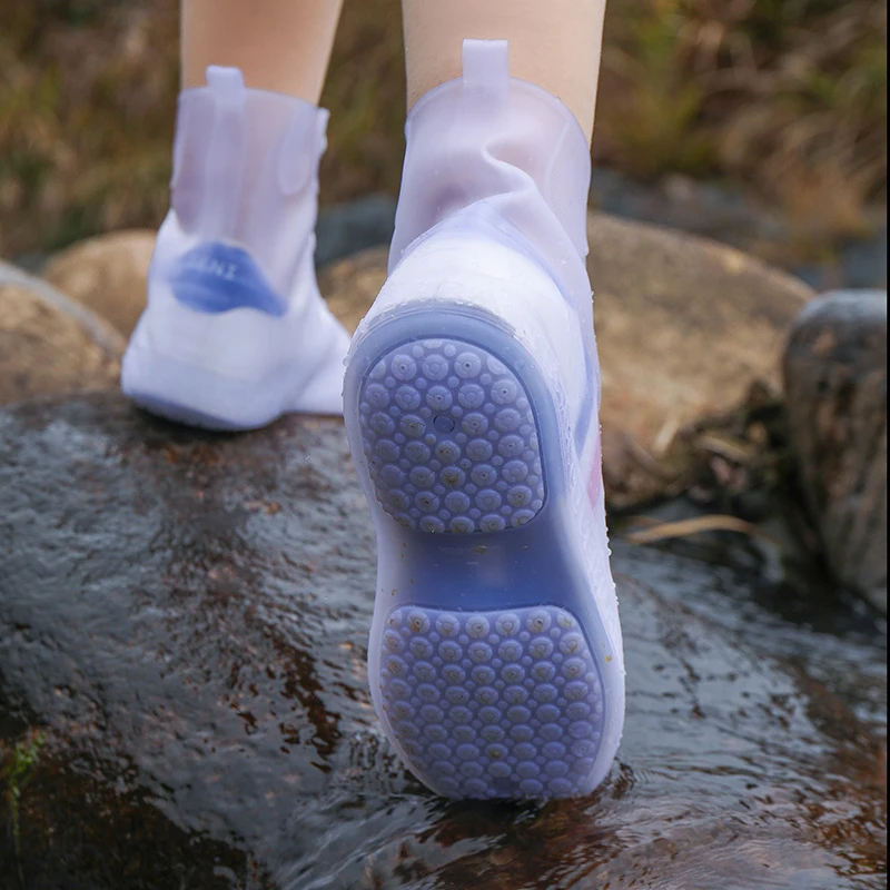 M-XXL レインシューズカバー防水滑り止め屋外レインブーツ - Women Shoes Xxl のレビューと価格