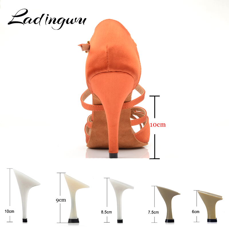 Ladingwu レディース レッドブラウン サテン サルサ - Women'S Shoes Z のレビューと価格