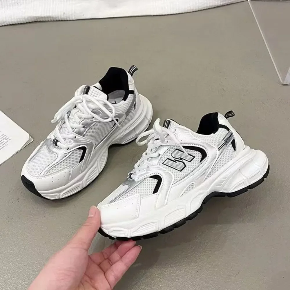 女性用の厚底高級スニーカー,カジュアルシューズ,通気性メッシ - Women Shoes Nb のレビューと価格