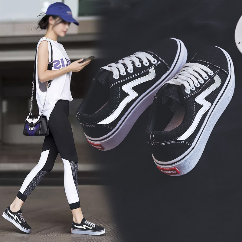 女性用キャンバススニーカー,春と夏のスニーカー,コンバースス - Women Shoes Vans のレビューと価格