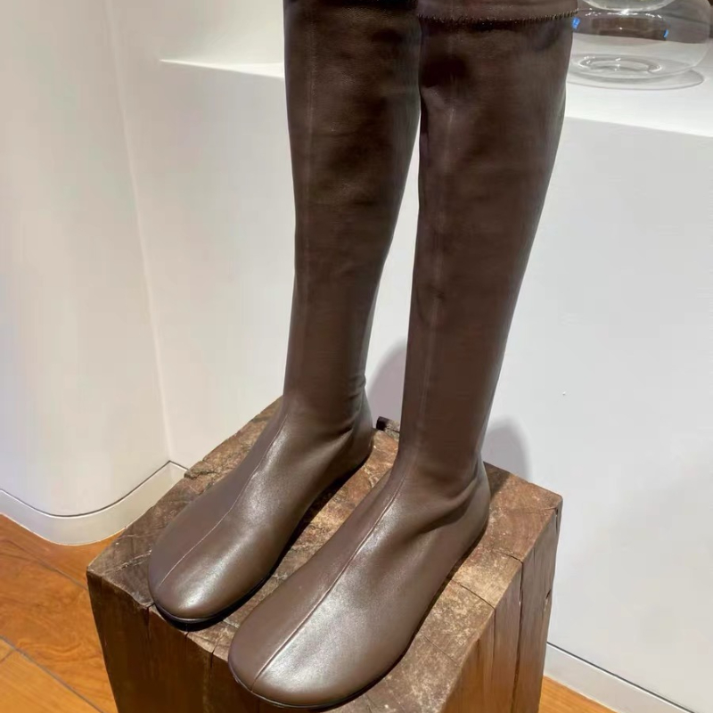 2025年新作 レディース ハイブーツ フラット レザーシュ - Women'S Shoes Chelsea のレビューと価格