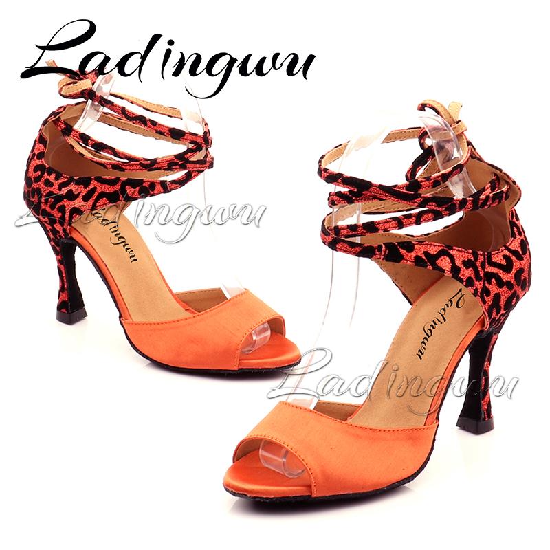 Ladingwu-ヒョウ柄のスエードとスパンコールのサルサの - Women'S Shoes Z のレビューと価格