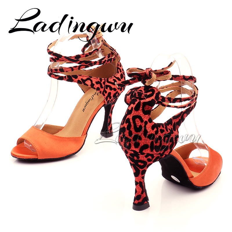 Ladingwu-ヒョウ柄のスエードとスパンコールのサルサの - Women'S Shoes Z のレビューと価格