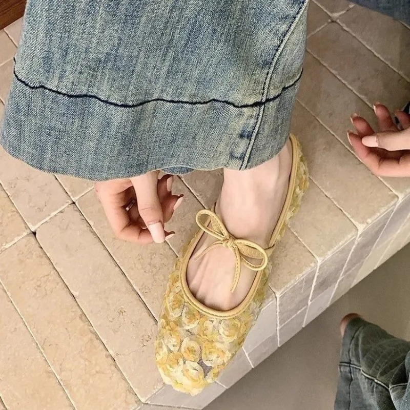優しいニューチャイニーズローズメッシュメリージェーンシューズ - Women'S Shoes Popular のレビューと価格