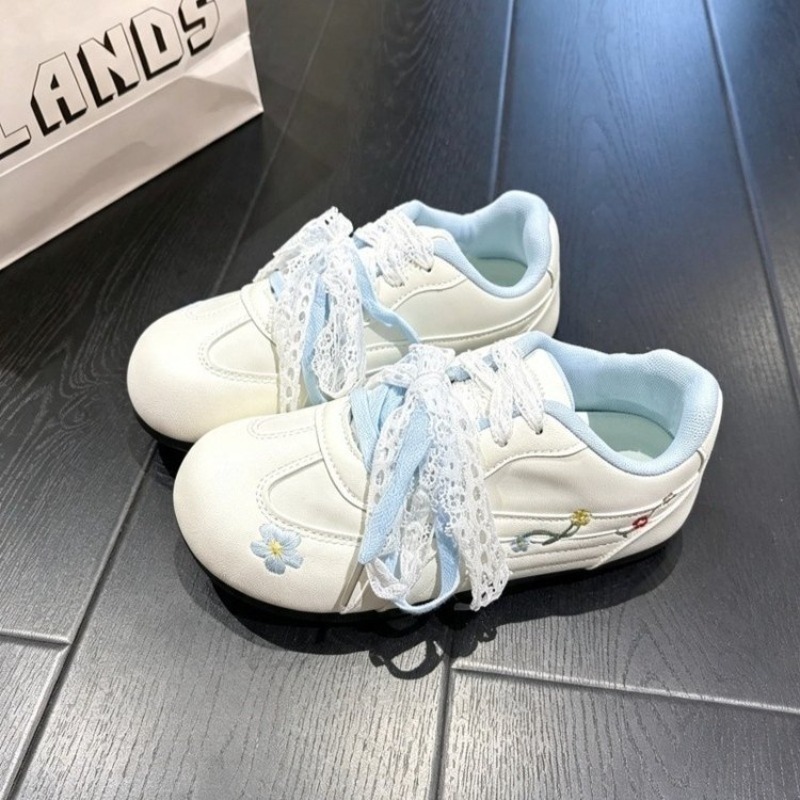 女性用スニーカー 花柄刺繍 スウィートレース フラットカジュ - Women'S Shoes Back To School のレビューと価格