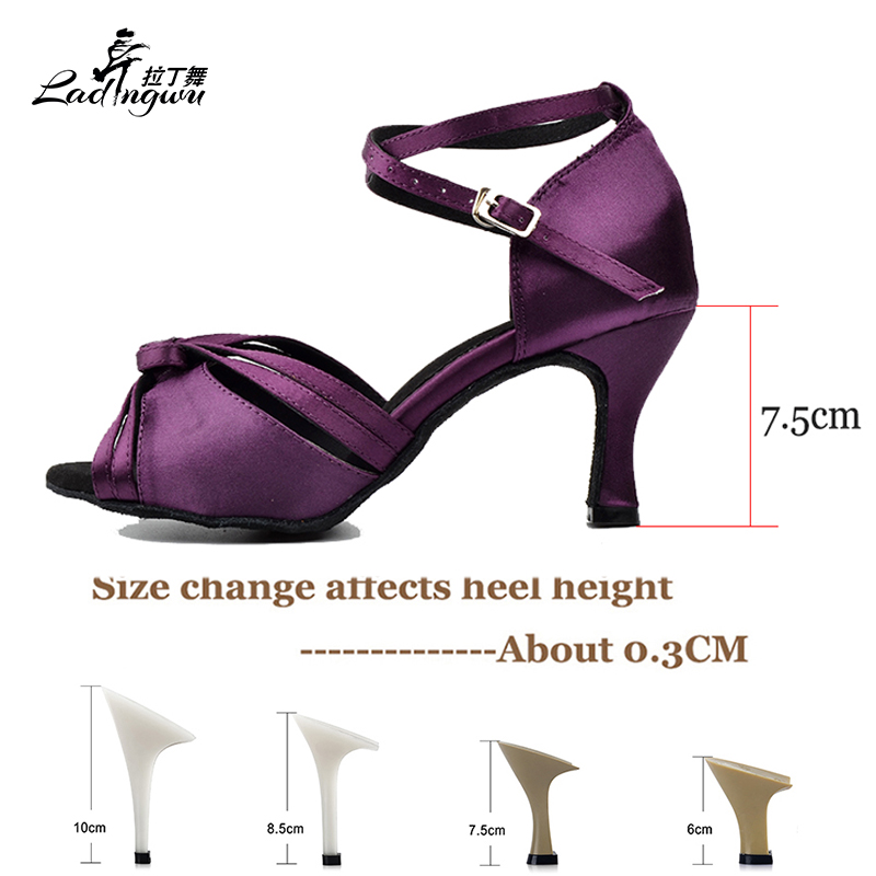 Ladingwu-女性のためのサテンの社交ダンスシューズ,柔 - Women'S Shoes Z のレビューと価格
